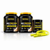 COMBO VOLUME = WHEY + WHEY + CREATINA + CORDA DE BRINDE
