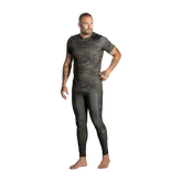 RASH GUARD MANGA CURTA COMPRESSÃO PRETORIAN