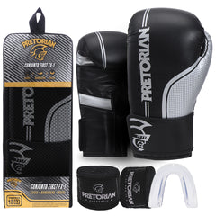 Kit Luva de Boxe e Muay Thai First FX1 Pretorian - Classic Line