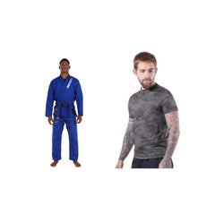 Kit Kimono Jiu-Jitsu Trainning 400 Unissex + Rash Guard