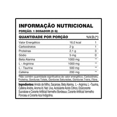 PRÉ TREINO GLADIATOR 300GR - PRETORIAN