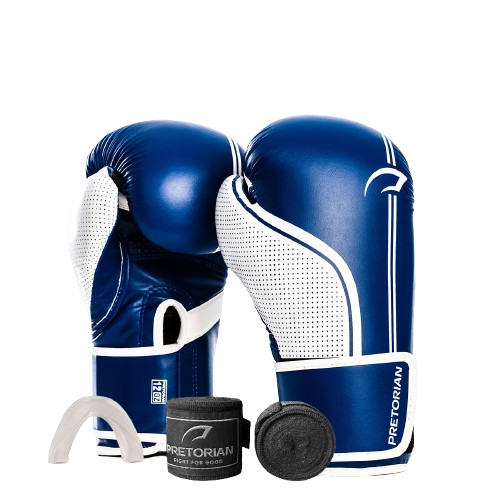KIT LUVA DE BOXE E MUAY THAI FIRST FX1