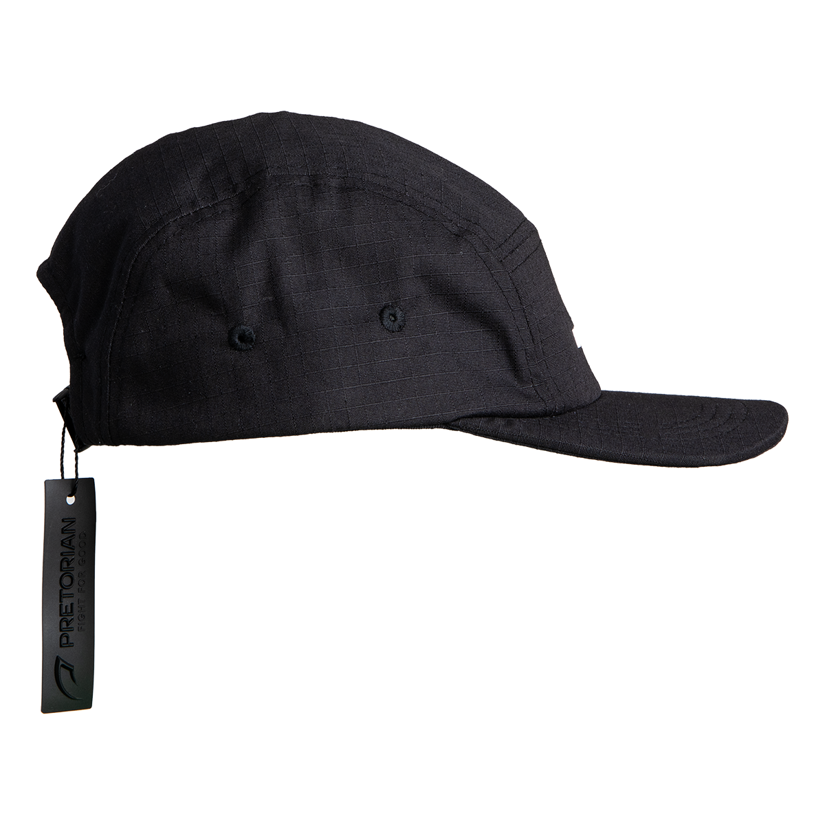 Boné Five Panel Preto Unissex Pretorian