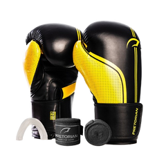 KIT LUVA DE BOXE E MUAY THAI FIRST FX1