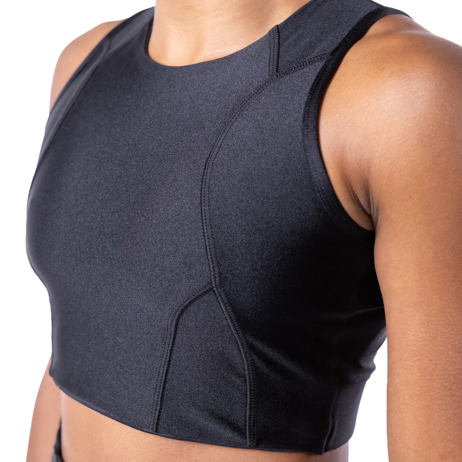 Top compressão Feminino Preto Pretorian