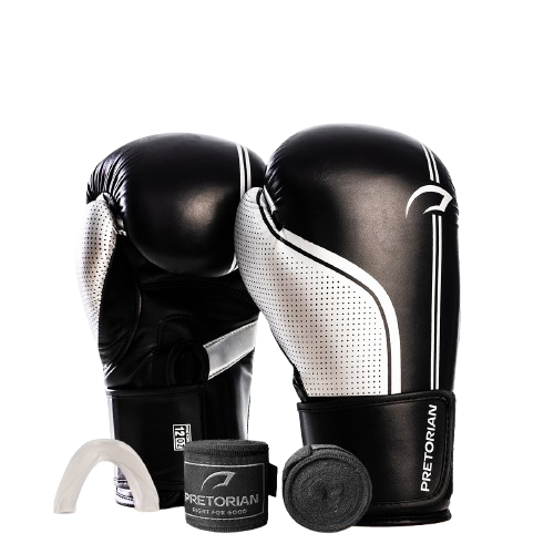 KIT LUVA DE BOXE E MUAY THAI FIRST FX1