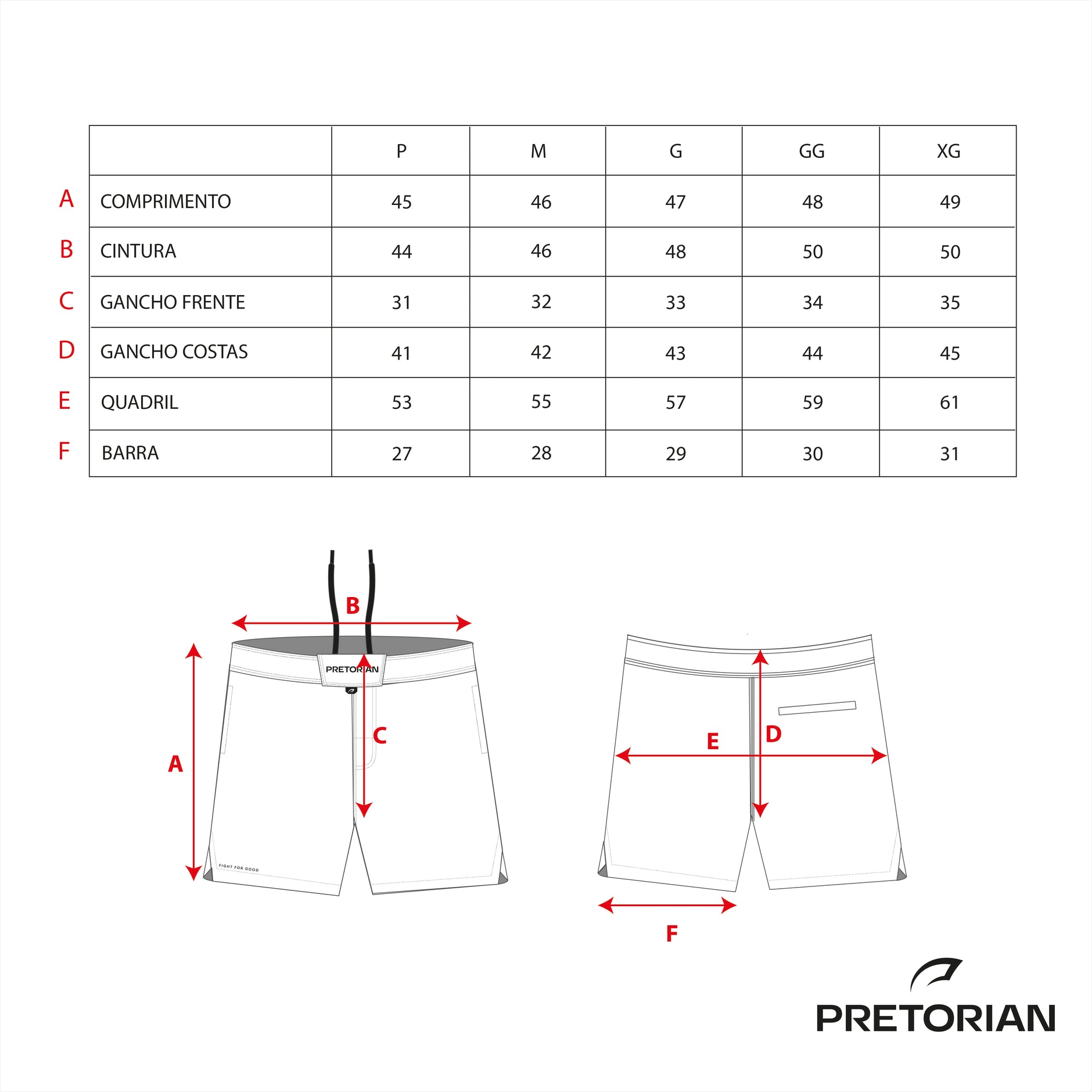 Bermudas Masculinas para Treino: Melhora sua Performance – Pretorian
