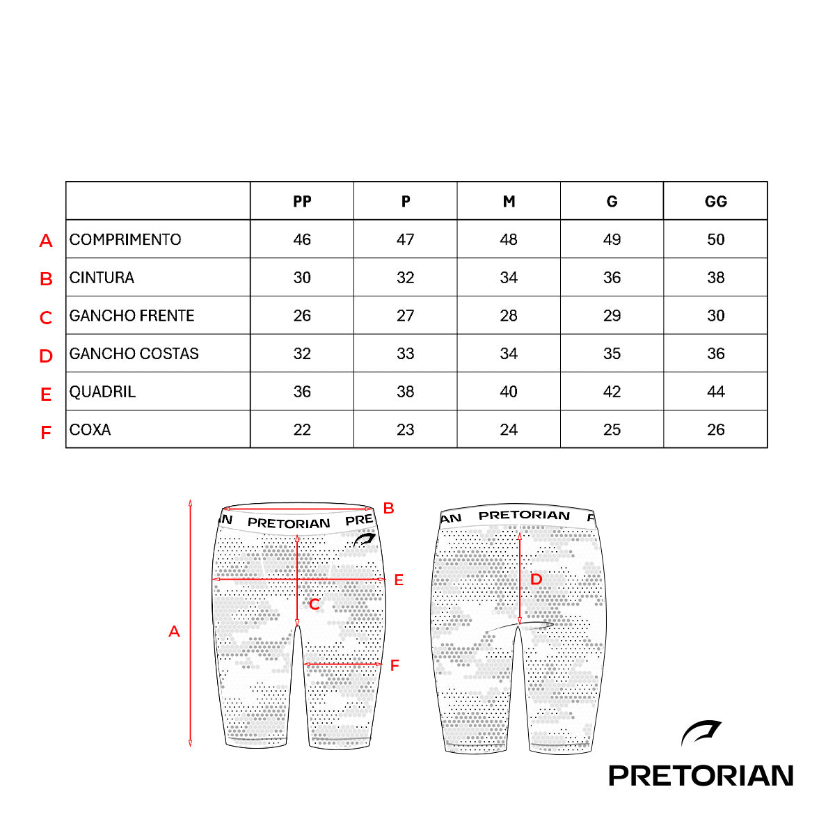 BERMUDA COMPRESSÃO PRETORIAN