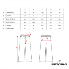 CALÇA PRETORIAN ACTIVE HANK