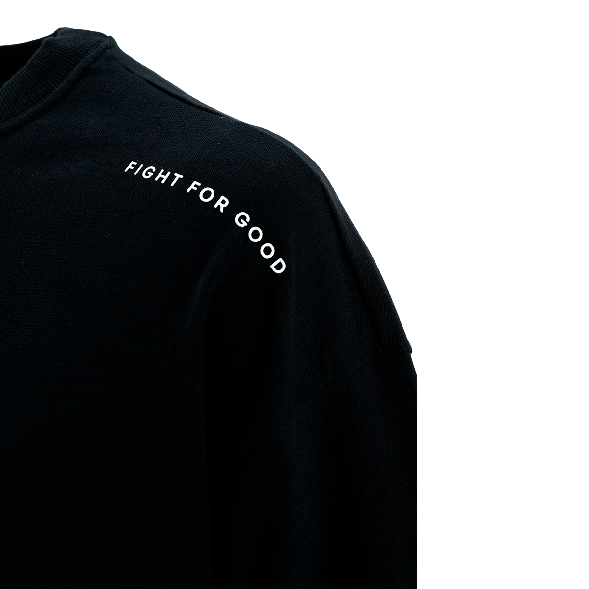 CAMISETA FIGHT FOR GOOD MANGA CURTA OVERSIZED
