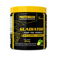 PRÉ TREINO GLADIATOR 300GR - PRETORIAN