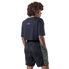 Camiseta cropped manga curta Self control Pretorian