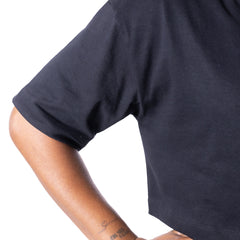 Camiseta cropped manga curta Self control Pretorian