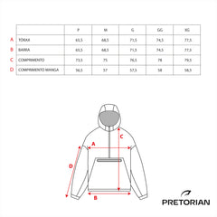 JAQUETA Á PROVA D'ÁGUA ANORAK REED PRETORIAN