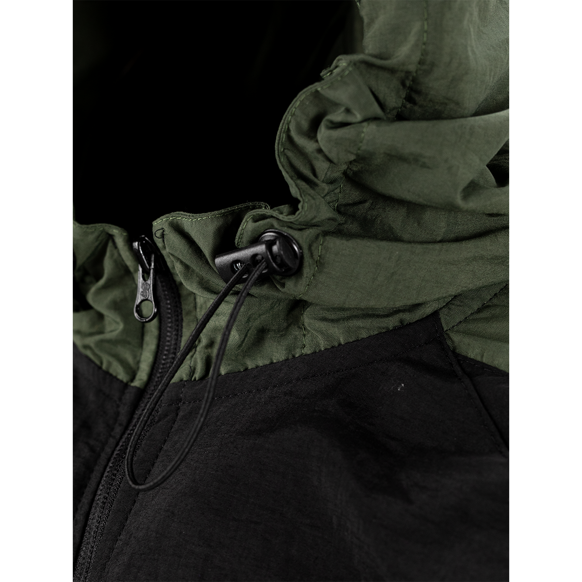 Jaqueta Preto/verde Militar Pretorian