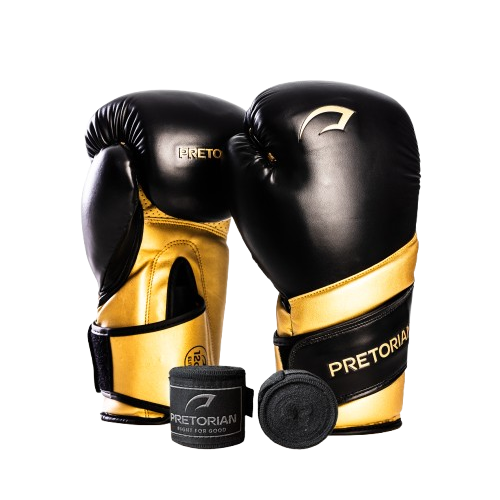 KIT LUVA DE BOXE E MUAY THAI ELITE 500