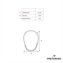 MANOPLA DE FOCO GYM - PRETORIAN