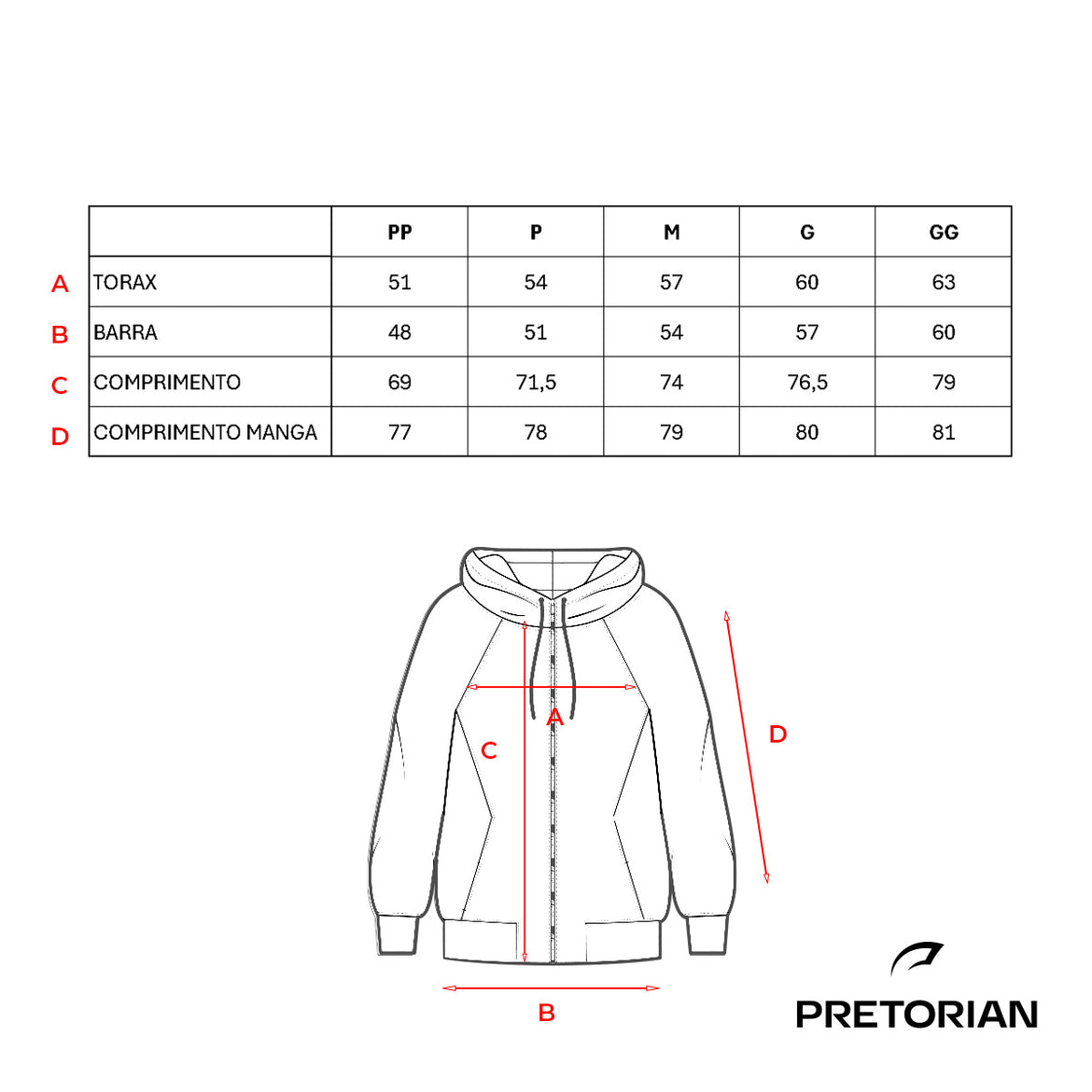 Moletom Masculino: Shorts, tipo Canguru e mais - Pretorian – Pretorian