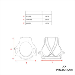 PROTETOR DE TORAX GYM PRETORIAN