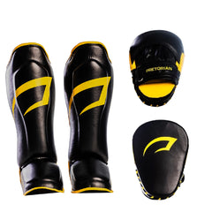 KIT CANELEIRA IMPACT + MANOPLA FOCO GYM - PRETORIAN