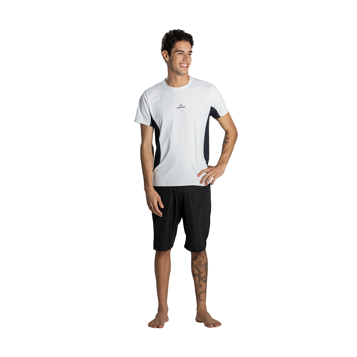 CAMISETA MANGA CURTA FITNESS PRETORIAN