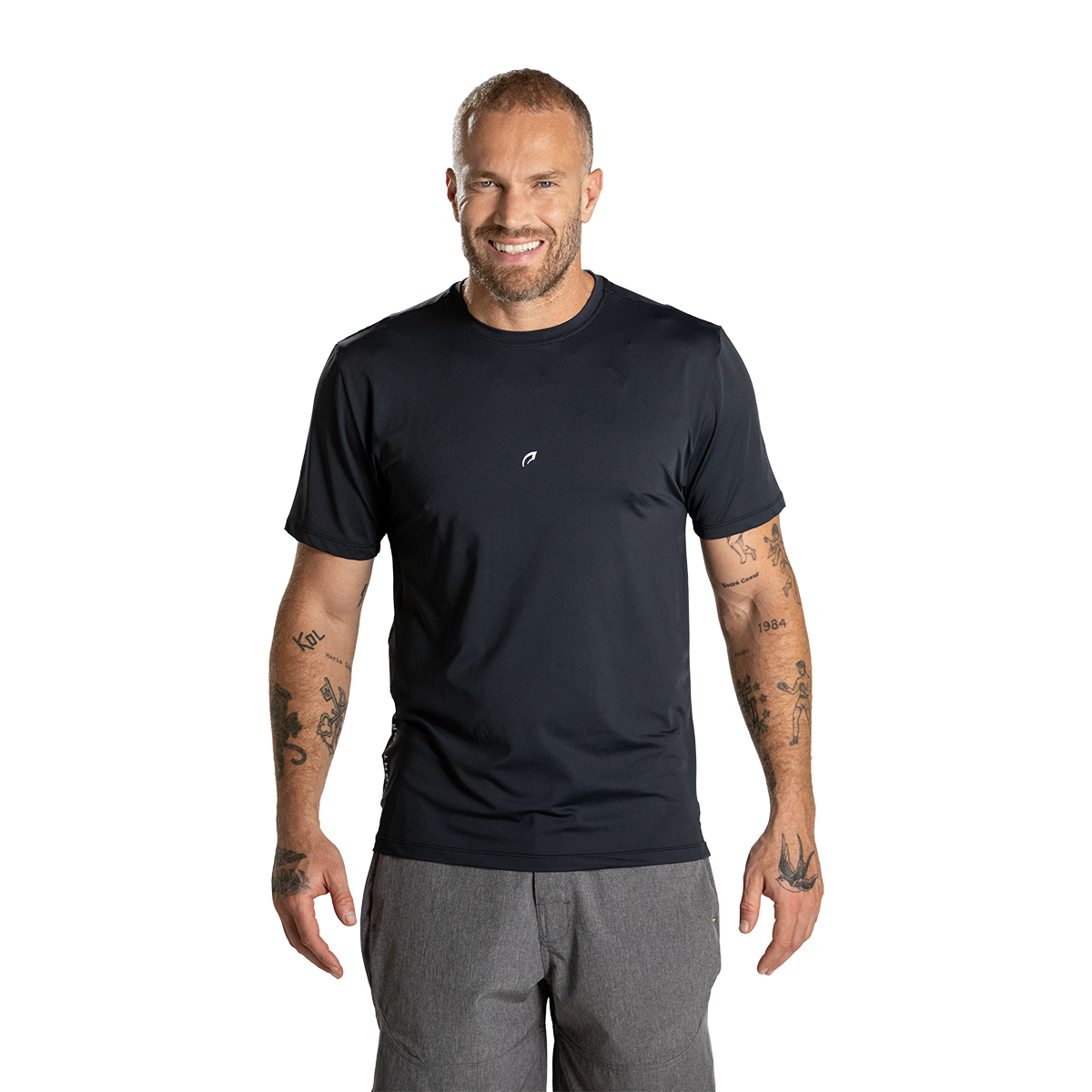 Camiseta manga curta fitness Pretorian basic