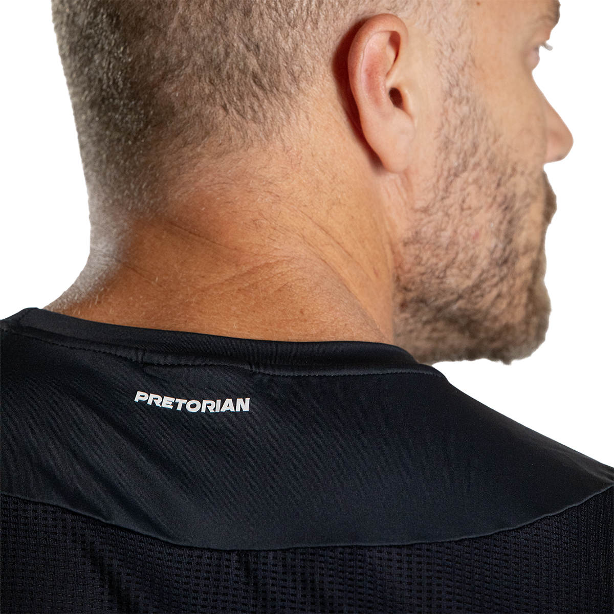 Camiseta manga curta fitness Pretorian basic