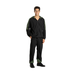 Jaqueta Preto/verde Militar Pretorian