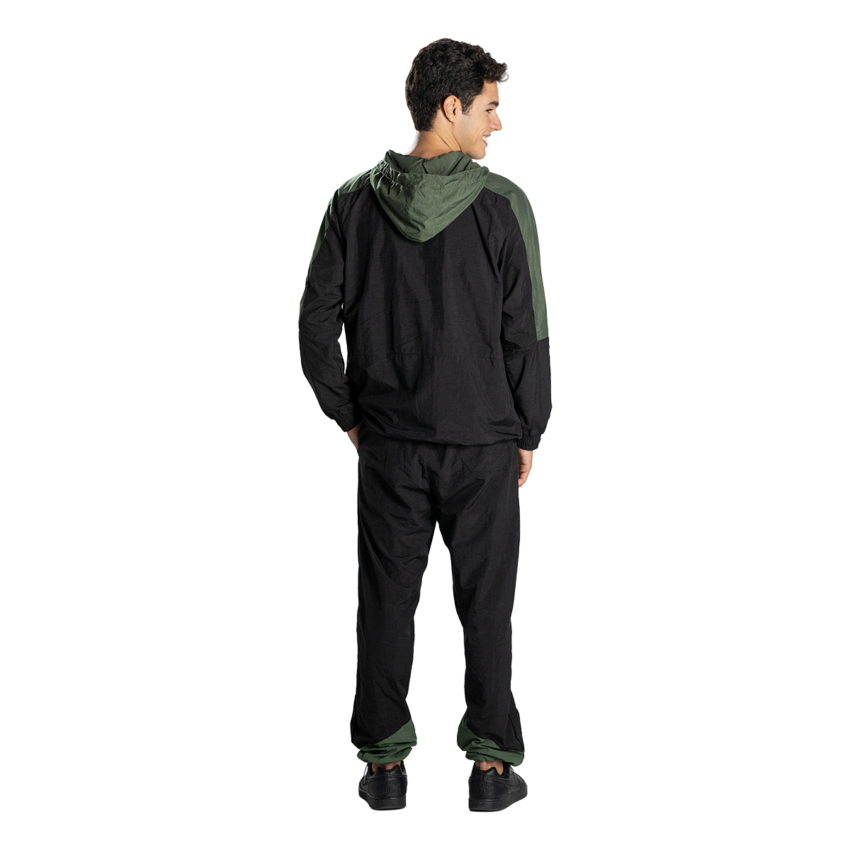 Jaqueta Preto/verde Militar Pretorian