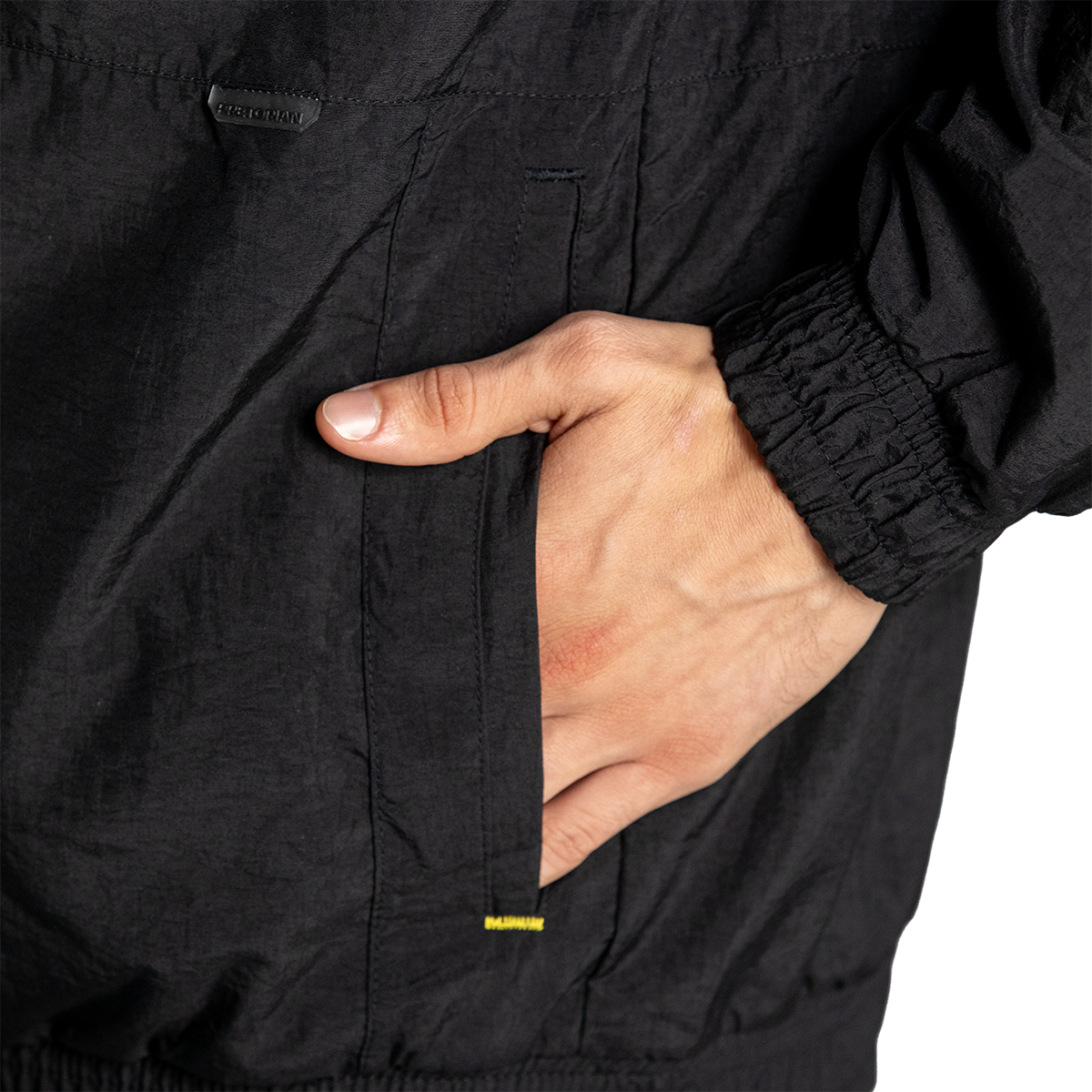 Jaqueta Preto/verde Militar Pretorian