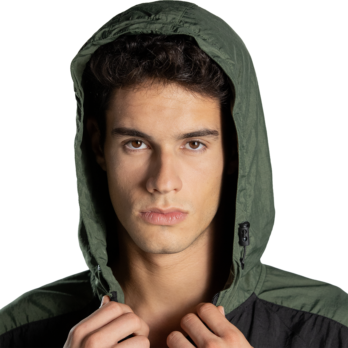 Jaqueta Preto/verde Militar Pretorian