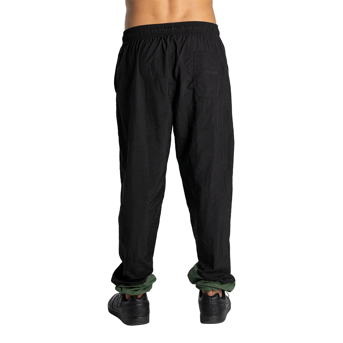 CALÇA PAPER TECHNO PRETO/VERDE MILITAR PRETORIAN