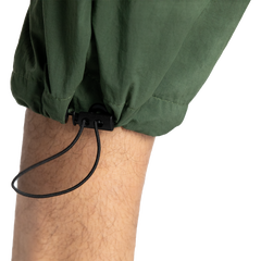 CALÇA PAPER TECHNO PRETO/VERDE MILITAR PRETORIAN