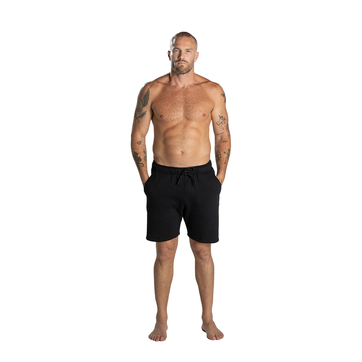 Shorts moletom bolso embutido Pretorian