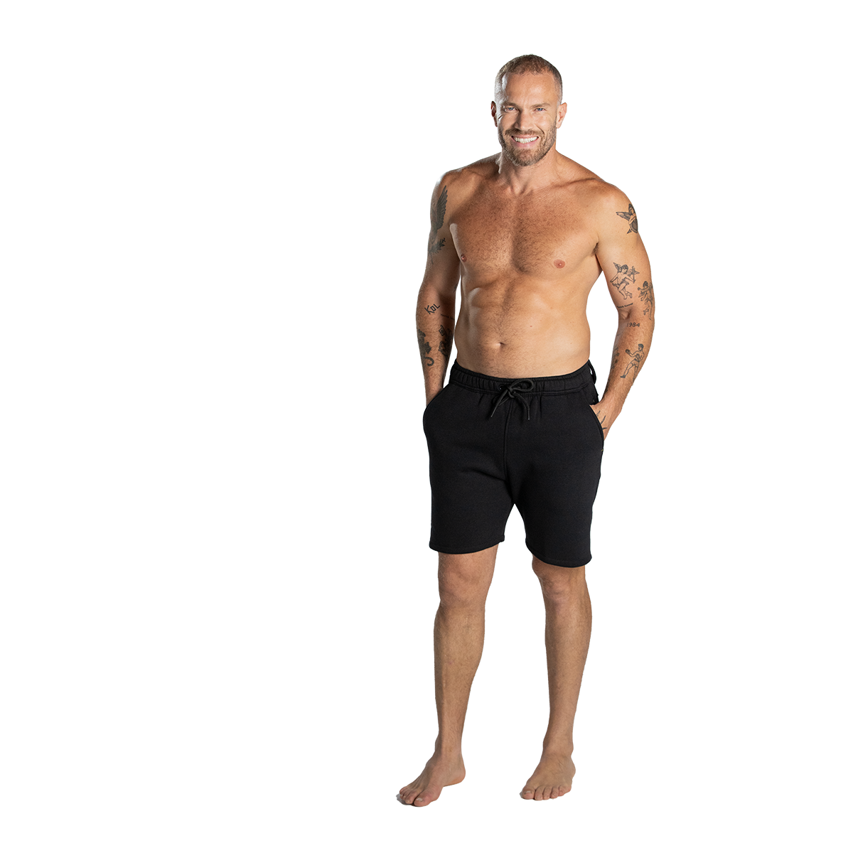 Shorts moletom bolso embutido Pretorian