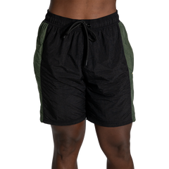 Shorts Tech Preto/verde Militar Pretorian