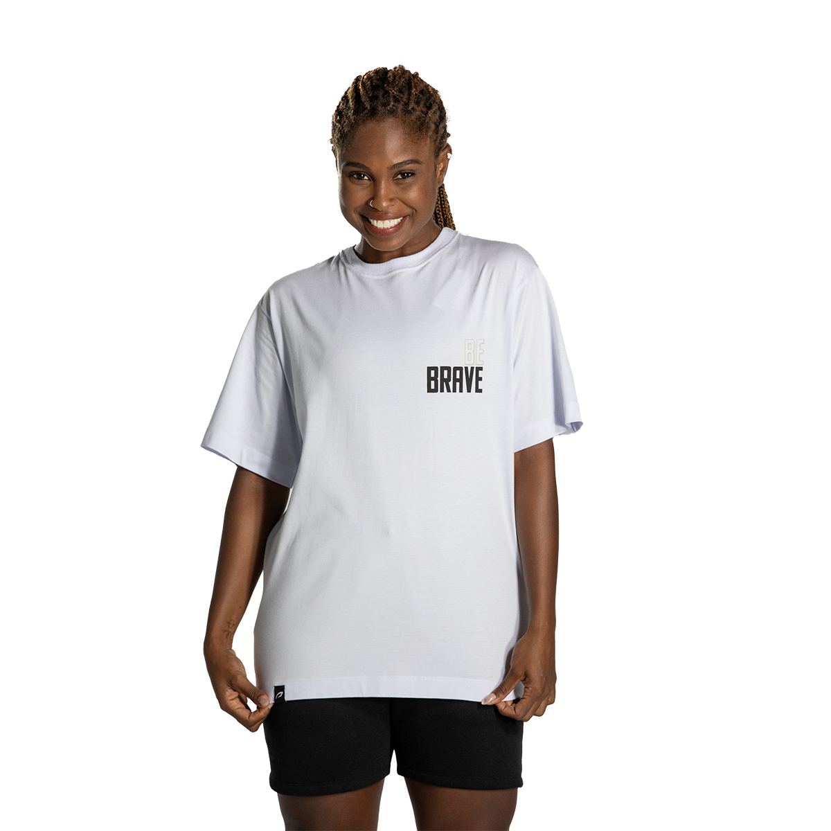 Camiseta Manga Curta Regular Pretorian Branco