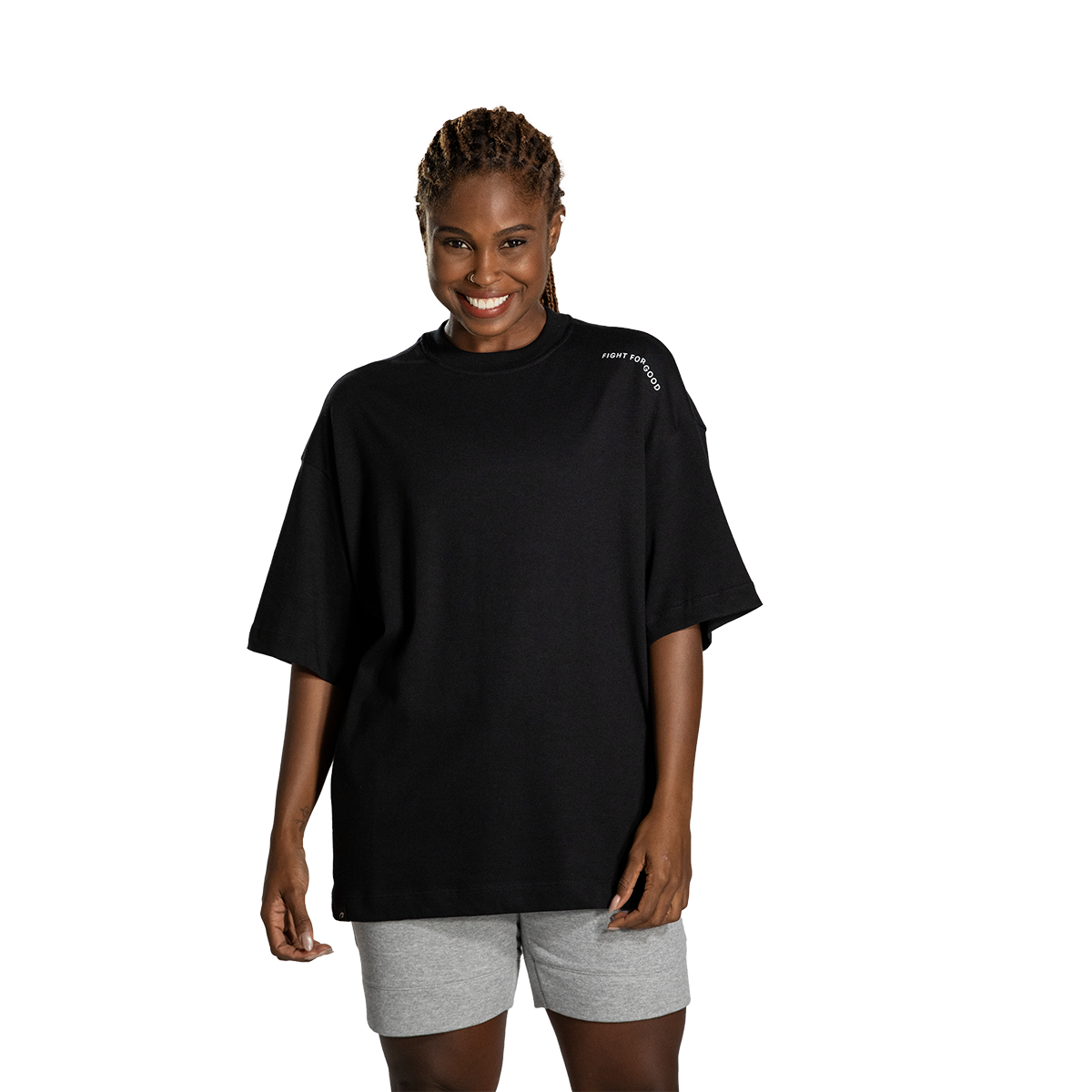 Camiseta Manga curta Oversized  Pretorian Fight for Good