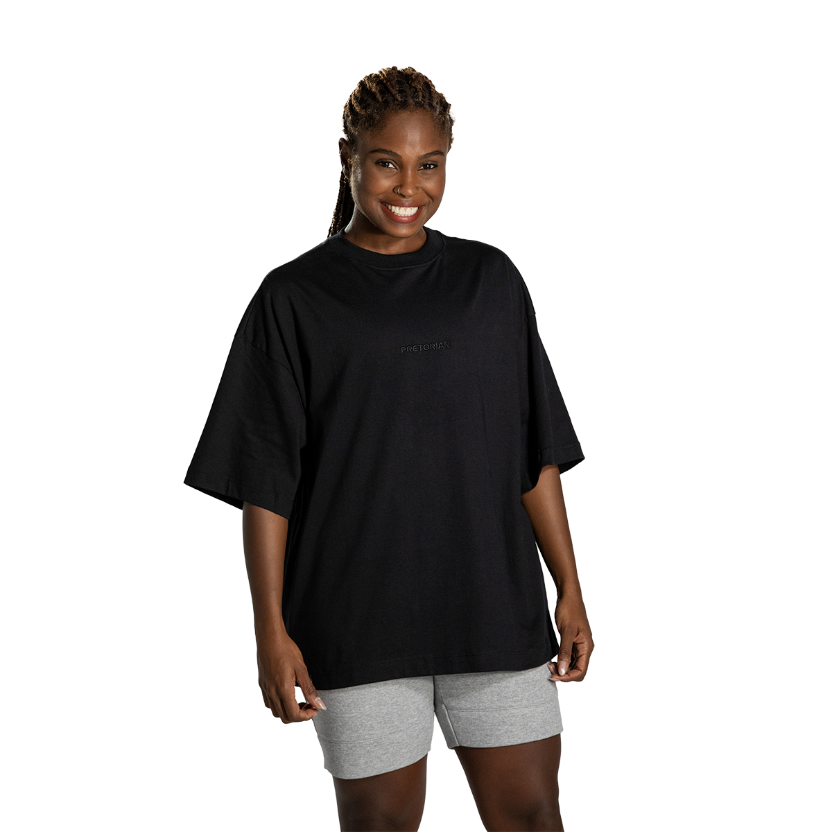 CAMISETA MANGA CURTA OVERSIZED CLASSIC PRETORIAN