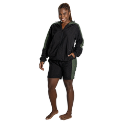 Shorts Tech Preto/verde Militar Pretorian