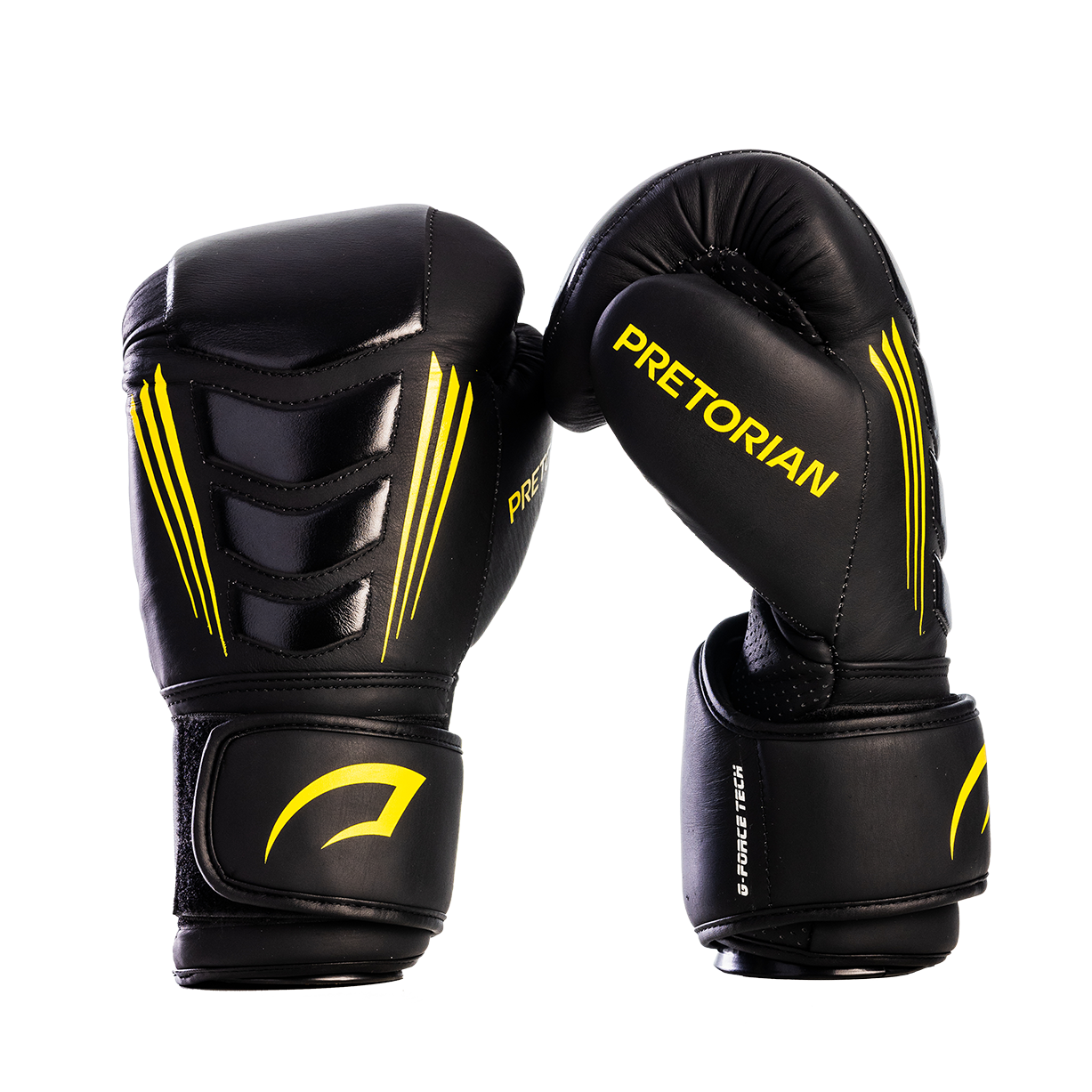 LUVA DE BOXE E MUAY THAI G-FORCE EM COURO PRETORIAN