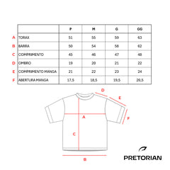 CAMISETA CROPPED MANGA CURTA REVOLUTION PRETORIAN