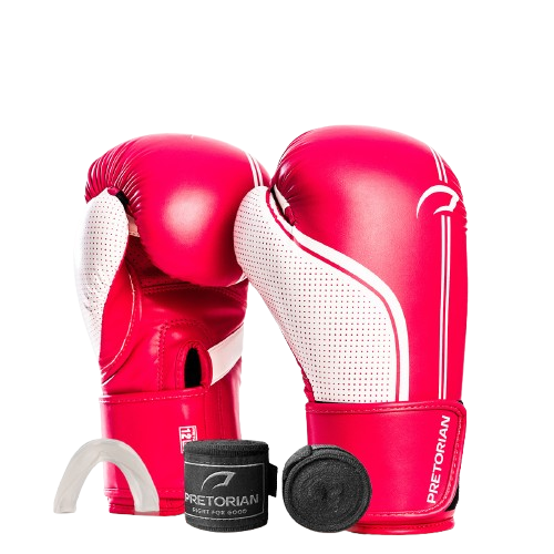 KIT LUVA DE BOXE E MUAY THAI FIRST FX1