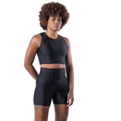 Top compressão Feminino Preto Pretorian