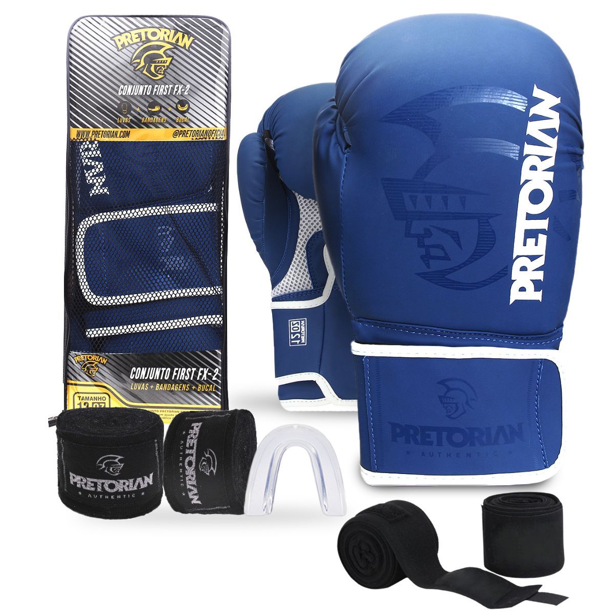 Kit Luva de Boxe e Muay Thai FX2 Pretorian - Classic Line