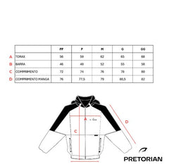 Jaqueta Preto/verde Militar Pretorian
