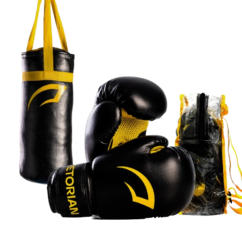 KIT BOXE E MUAY THAI INFANTIL COM MOCHILA
