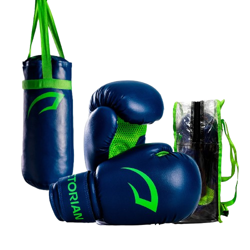 KIT BOXE E MUAY THAI INFANTIL COM MOCHILA