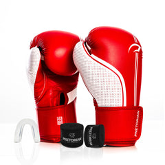 KIT LUVA DE BOXE E MUAY THAI FIRST FX1 - PRETORIAN
