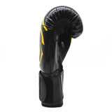 Luva Boxe/muay Thai Pretorian Black Line Amarelo